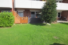 Wiese vor der Wohnung